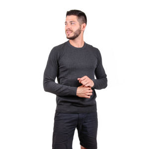 Calvin Klein pánský šedý svetr s logem - XL (20)